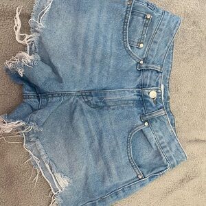 Women's Blue Denim Shorts